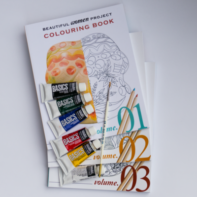 Set of 3 Paintable Colouring Books