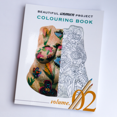 Volume 2 of the Beautiful Women Project colouring e-books