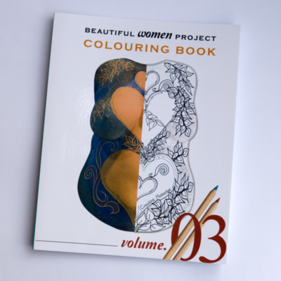 Volume 3 of the Beautiful Women Project colouring e-books